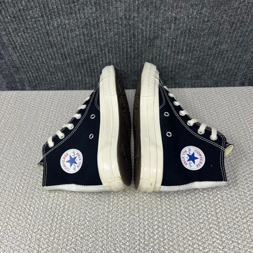 Converse Comme Des Garcons Play Chuck 70 High Black Sneakers Women’s 6 US
